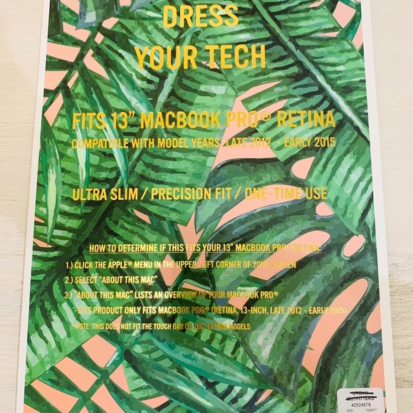 Urban Outfitters MacBook Pro Retina Laptop Skin - Picture 3 of 3